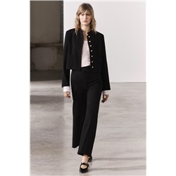 ZW COLLECTION MARINE STRAIGHT-LEG HIGH-WAIST JEANS