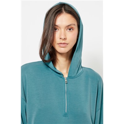 Sudadera con capucha - Verde