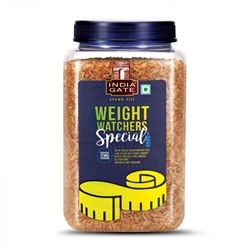 INDIA GATE Indian basmati brown rice Индийский коричневый рис Басмати в банке 1кг