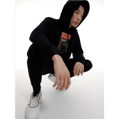 Hoodie mit großer Kapuze