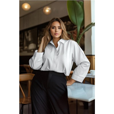 Trendyol Curve Beyaz Dokuma Gömlek TBBSS22GO0319