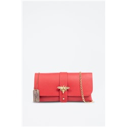 Bandolera de piel - Rojo - Firenze Artegiani
