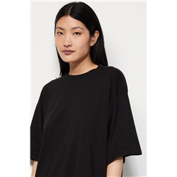 Vestido camiseta Negro
