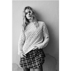 OPEN-KNIT SWEATER