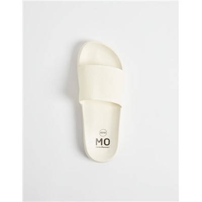 Mesh Strap Slides, Men, Light Beige