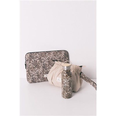Botella metal animal print