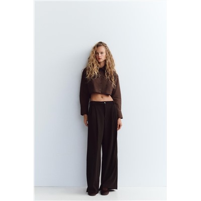 CROPPED POPLIN SHIRT