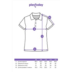 Футболка-поло PLAYTODAY, 1088619