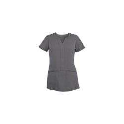Grey's Anatomy Scrubs Signature STRETCH Modern Mock Wrap Top