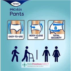 Tena Proskin Pants Sous-Vêtement Absorbants Super Taille L x12