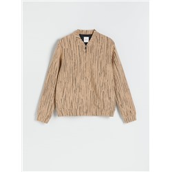 Bomber-Sweatjacke