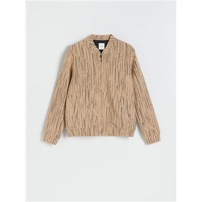 Bomber-Sweatjacke