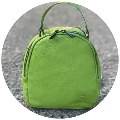 AB.Z · Pelle · mochila NAPA (630) PISTACHO