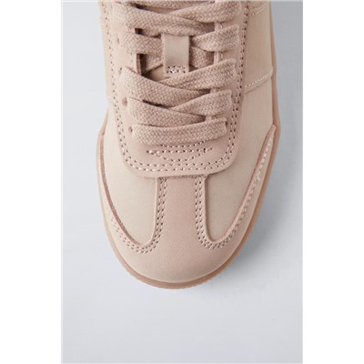LEATHER TRAINERS