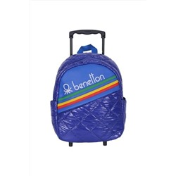 United Colors of Benetton Çekçekli Kapitone Anaokulu Çantası 70253 Siyah