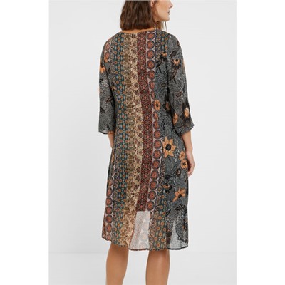 Vestido cenefas boho