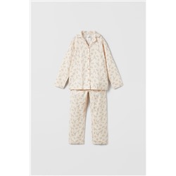KIDS/ PIJAMA CAMISERO FLORES
