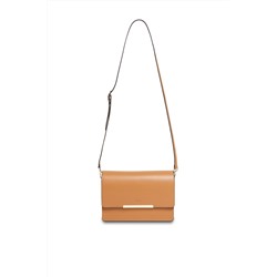 Bandolera de piel Nani Camel
