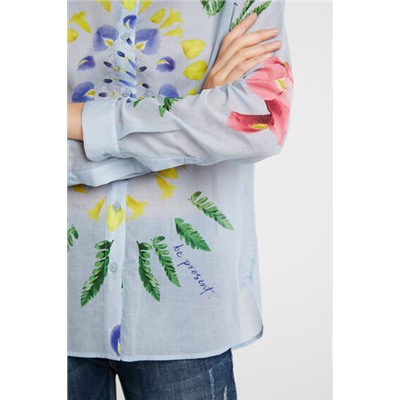 Camisa pinceladas étnica