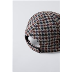 HOUNDSTOOTH CAP