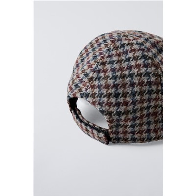 HOUNDSTOOTH CAP
