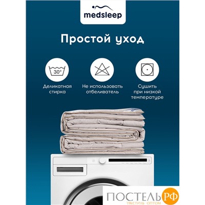 MedSleep ARIES Одеяло Зимнее 200х210, 1пр, хлопок/шерсть/микровол. 500 г/м2