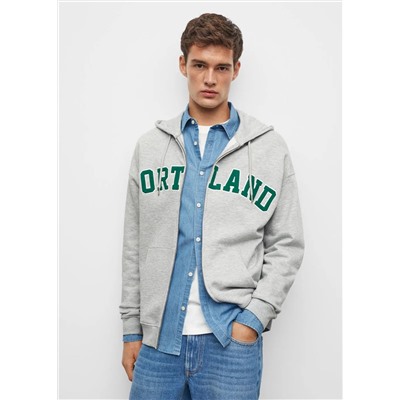 Sudadera cremallera mensaje -  Niño | MANGO OUTLET España