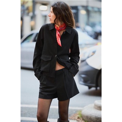 FAUX SUEDE JACKET