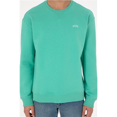 Erkek Mint Basic Sweatshirt
