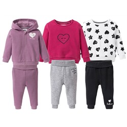 LUPILU® Baby Mädchen Sweatanzug