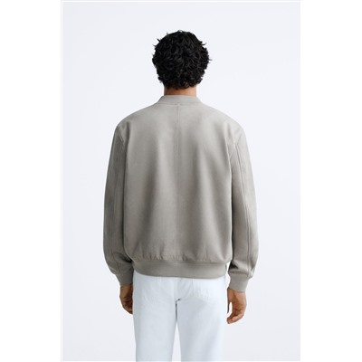 CAZADORA BOMBER EFECTO ANTE