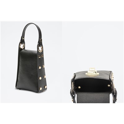 Bolso de piel Ruby Negro