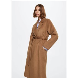 Abrigo handmade cinturón -  Mujer | MANGO OUTLET Melilla