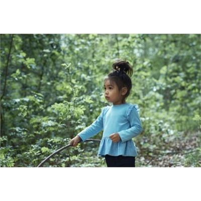 RUFFLE PEPLUM TOP (2-6YRS)
