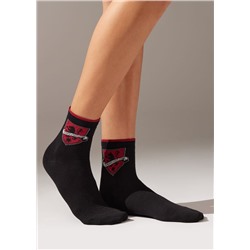 Kurze Socken Harry Potter mit Glitzer