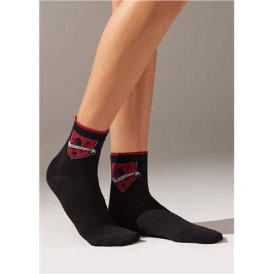 Kurze Socken Harry Potter mit Glitzer