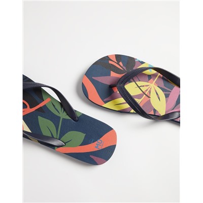 Printed Flip Flops, Men, Multicolour