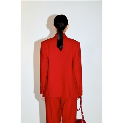 Chaqueta de lana Rojo