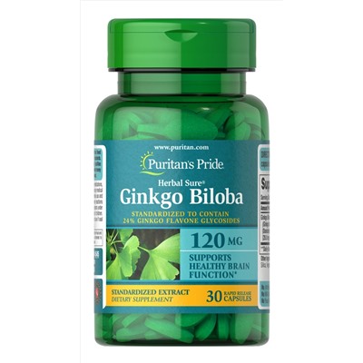Puritan's Pride Ginkgo Biloba 120 mg Trial Size