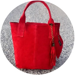 Ab.Zapatos Pelle SHOPPER ser (590) rojo