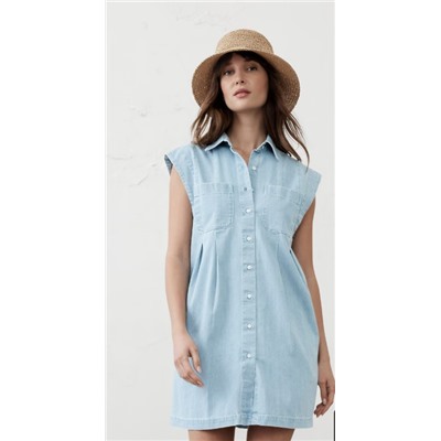 Utility Mini Shirtdress