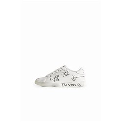 Sneakers mensaje rotulador