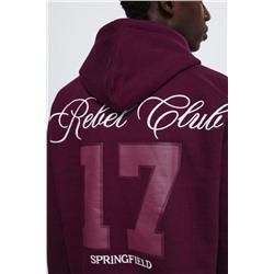 Sudadera capucha bordados