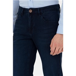 Erkek Lacivert Jean Pantolon