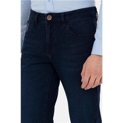 Erkek Lacivert Jean Pantolon