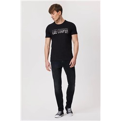 Lee Cooper Huge Erkek O Yaka T-shırt Siyah 222 LCM 242079