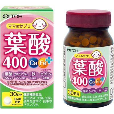 ITOH Folic acid + Ca + Iron Фолиевая кислота, кальций и железо на 30 дней