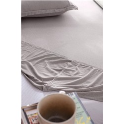 Bobigny SuperSoft Çift Kişilik Comforter Set - Açık Gri