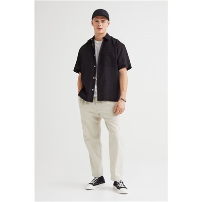 Joggpants aus Leinenmix Relaxed