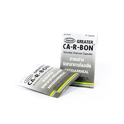 Капсулы с активированным углем Ca-R-bon 10 шт / Ca-R-bon Activated charcoal 10 caps